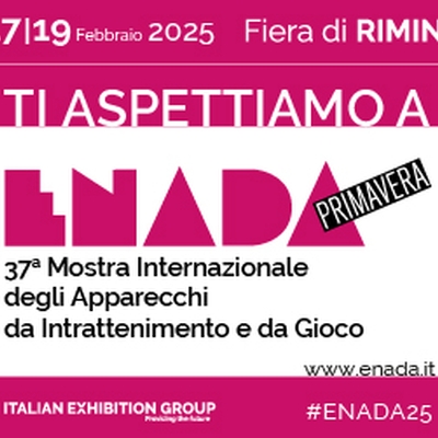 ESPONIAMO A  ENADA RIMINI DAL 17 AL 19 FEBBRAIO 2025 PAD D1 STAND 188